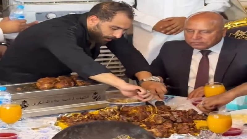 Egyptian minister's banquet causes controversy
