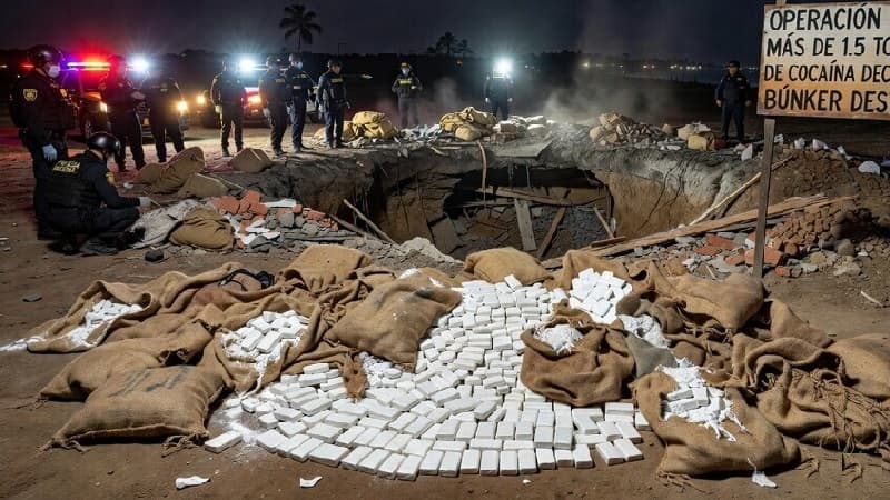 Ecuador Seizes 1.5 Tons of Cocaine