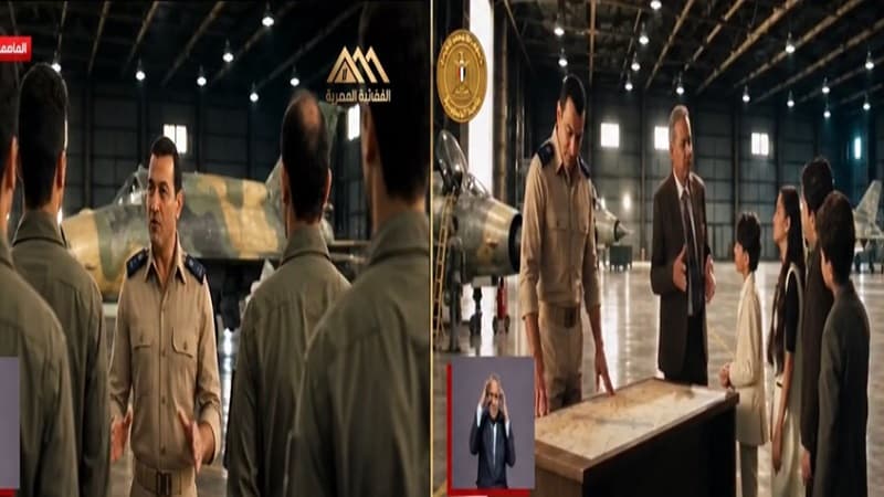 الجيش المصري يكرم مبارك في احتفالات أكتوبر