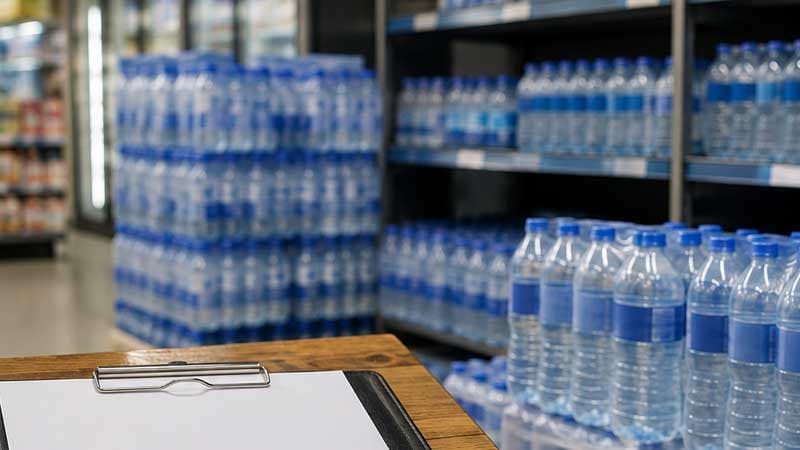 Commerce Ministry plans to stockpile 200M liters of bottled water