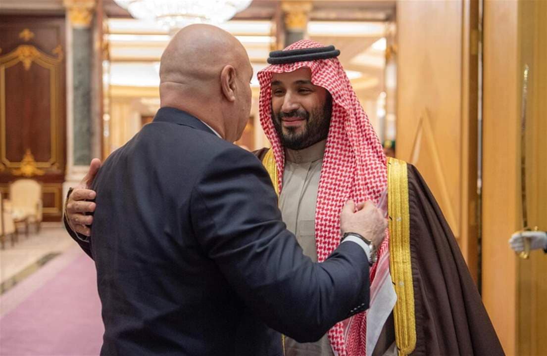 Aoun and bin Salman discuss key topics