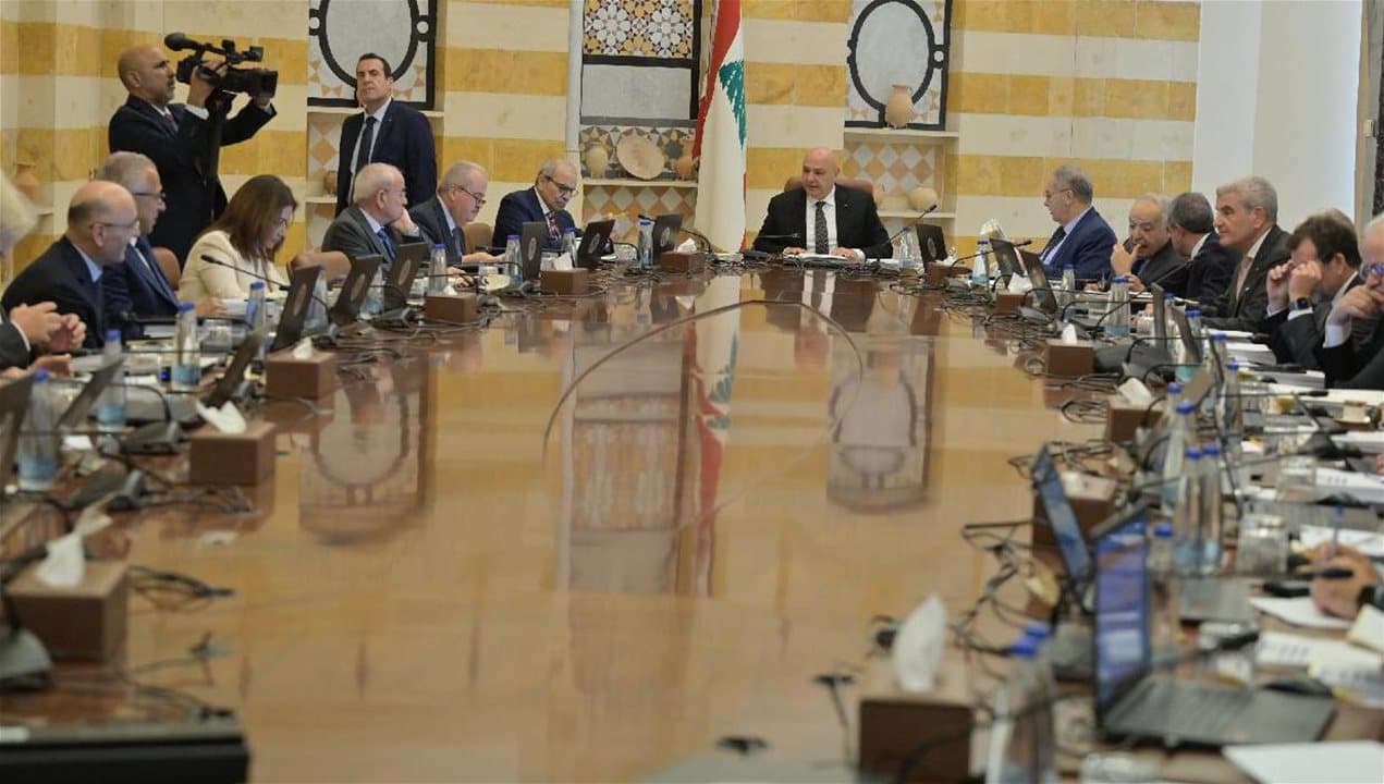 انتهاء جلسة مجلس الوزراء في بعبدا