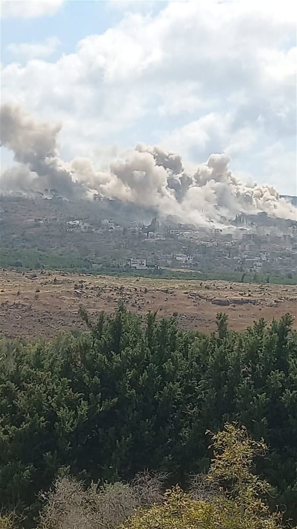 الجيش الإسرائيلي يقصف المنصوري
