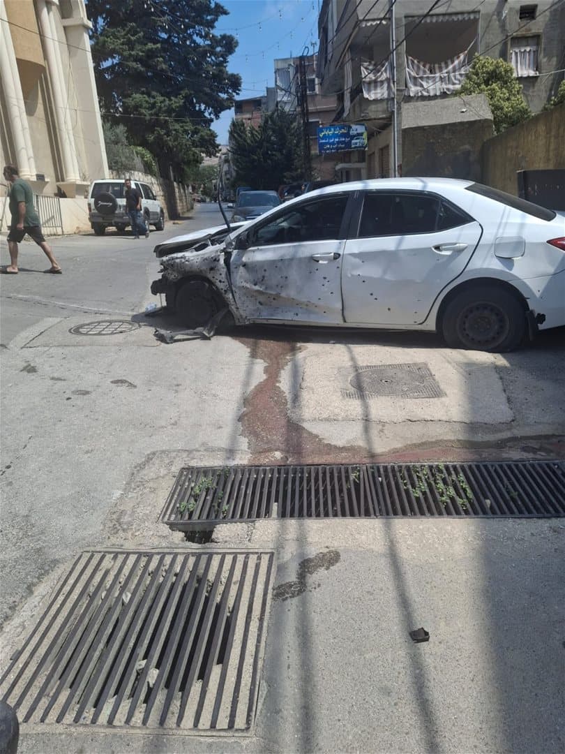 Car targeted in Nabatiyeh slaughterhouse area