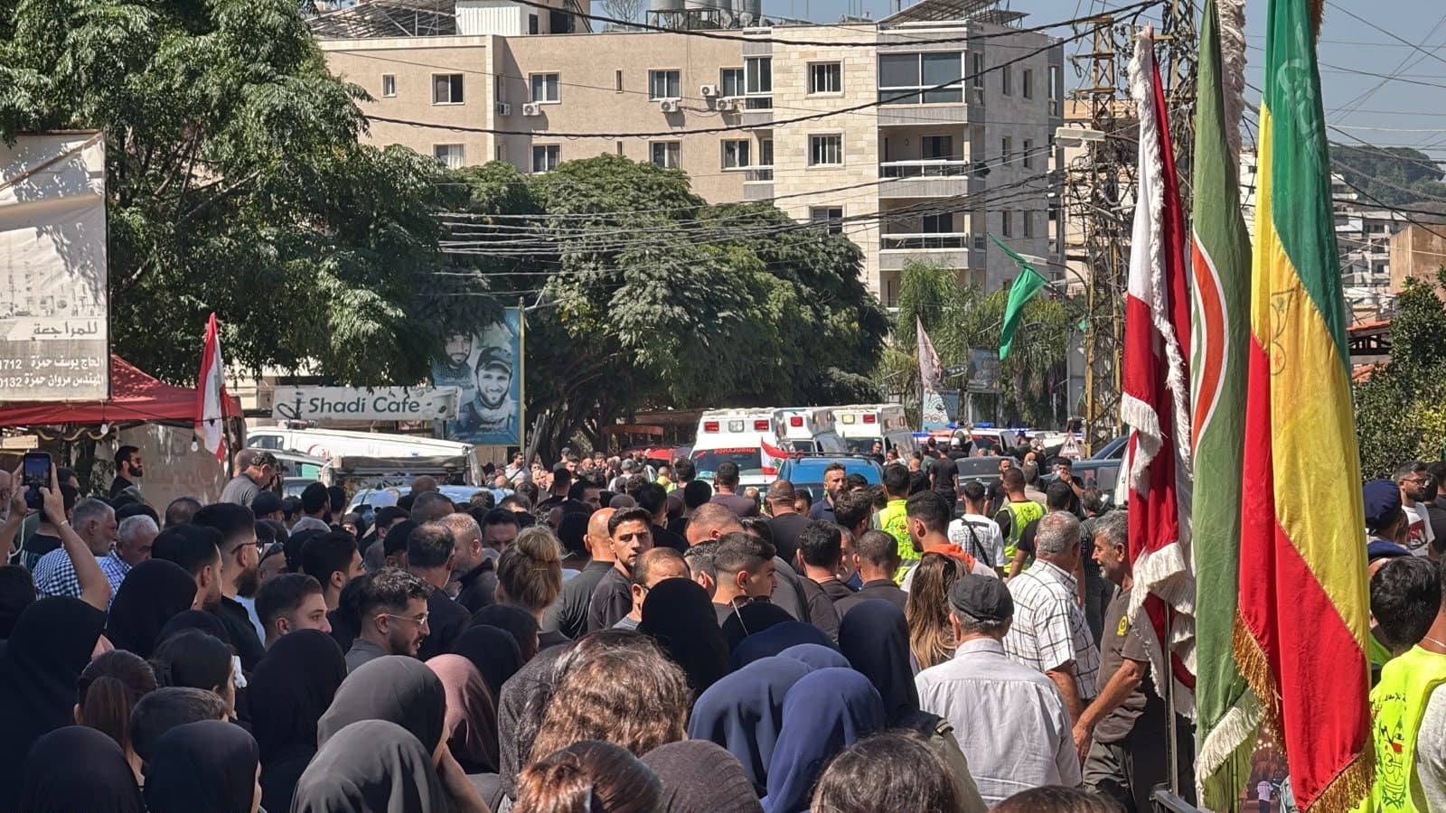 كفررمان تودع شهداءها واثق في التشييع