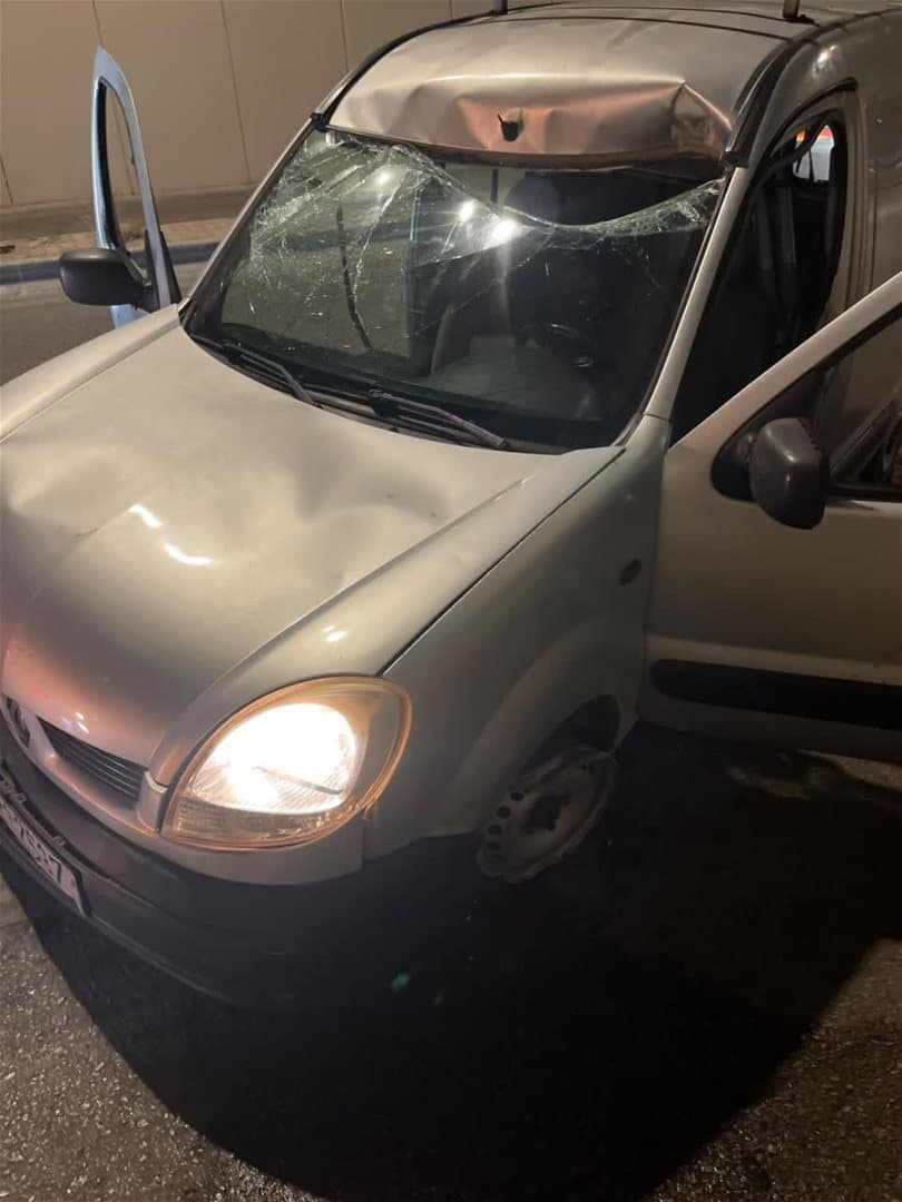 Man struck by stone near sports city