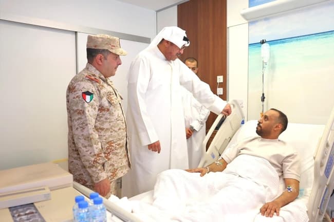 Defense Minister confirms health of wounded soldiers after Iranian attack