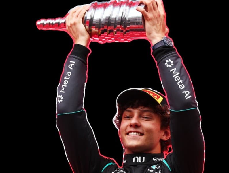 Mercedes leads as Antonelli beats Leclerc