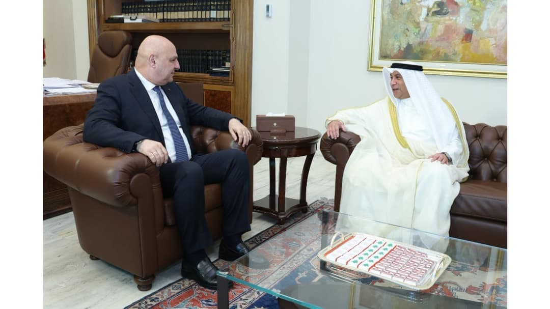 عون يناقش الأوضاع مع الشرجي ويشكر الكويت على دعم لبنان