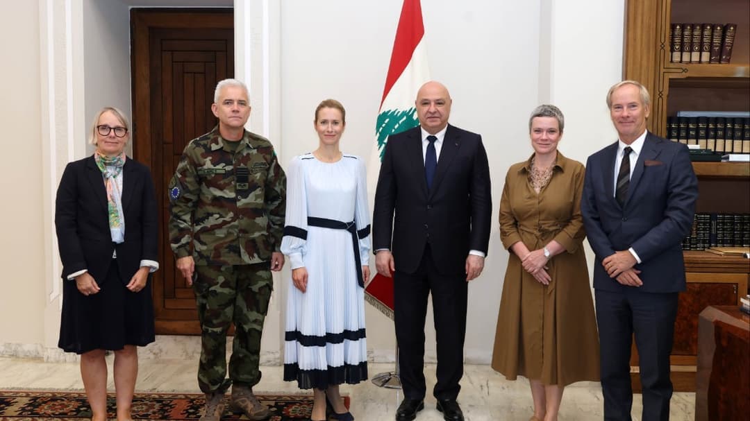 President Aoun Seeks EU Partnership