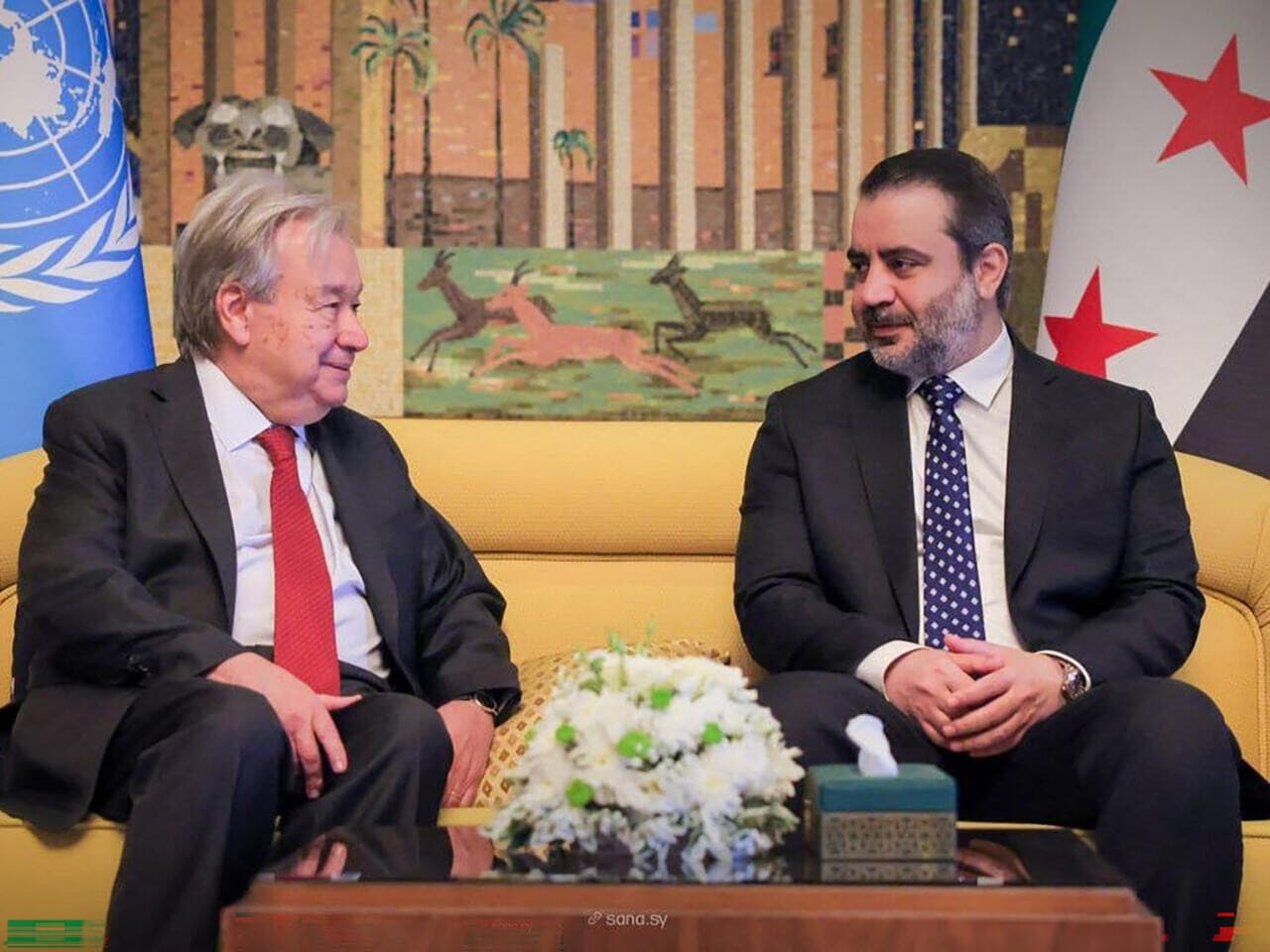 Guterres and Shebabani back Syria recovery