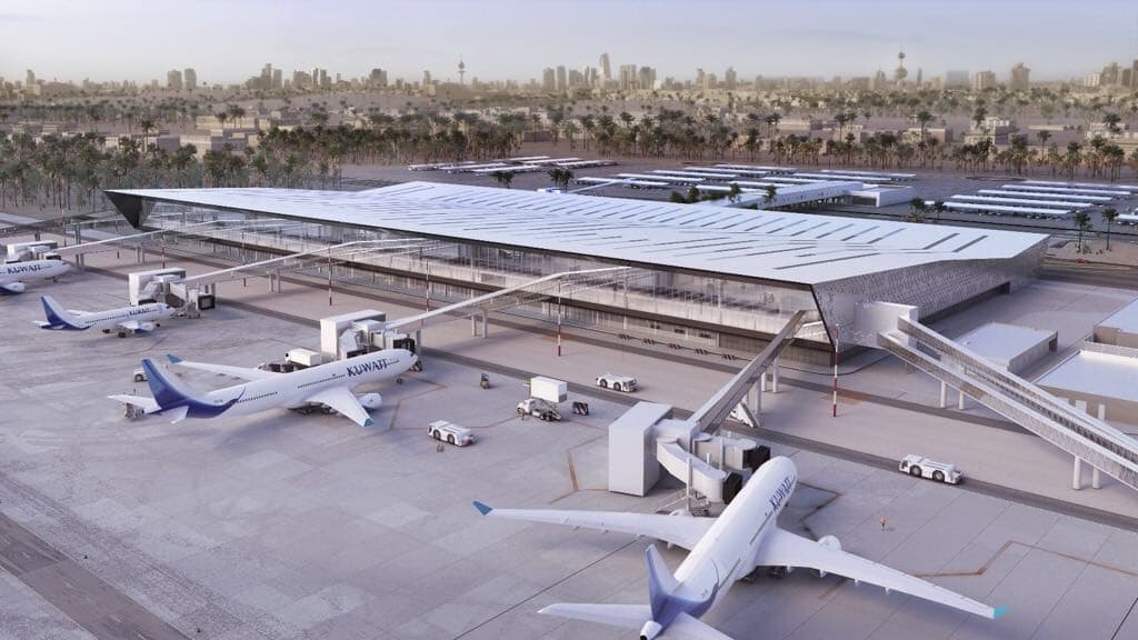 Kuwait halts flights after drone attack