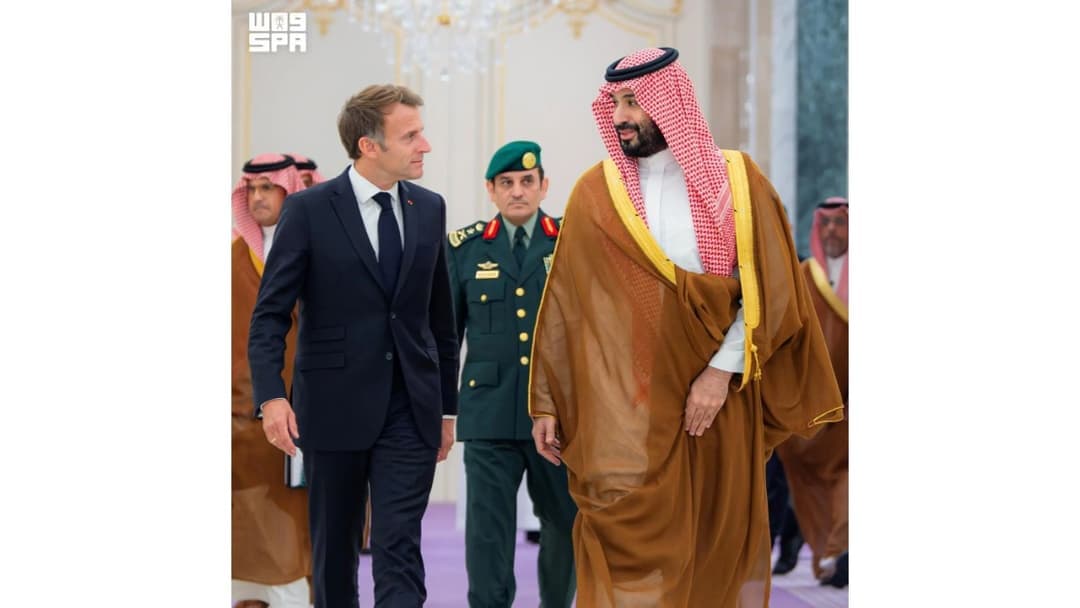 Saudi Crown Prince and Macron to boost security