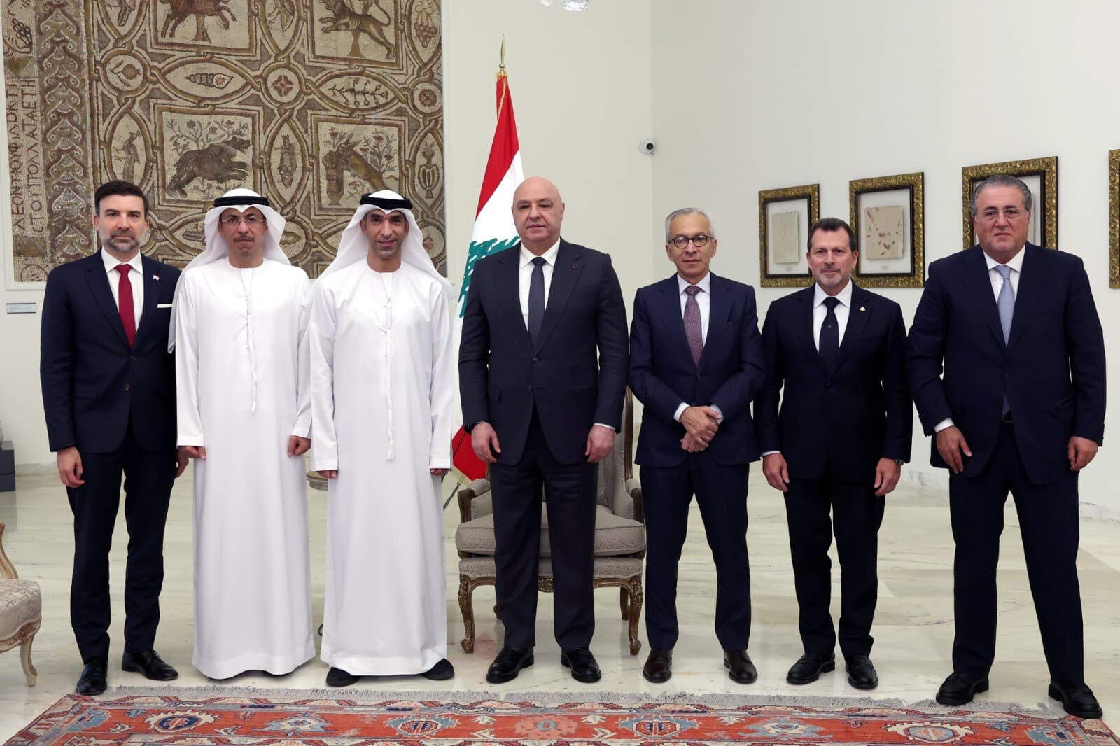 Aoun: UAE Business Delegation Visit Signals Hope