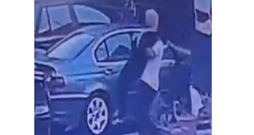 Video shows girl kidnapped at work in daylight