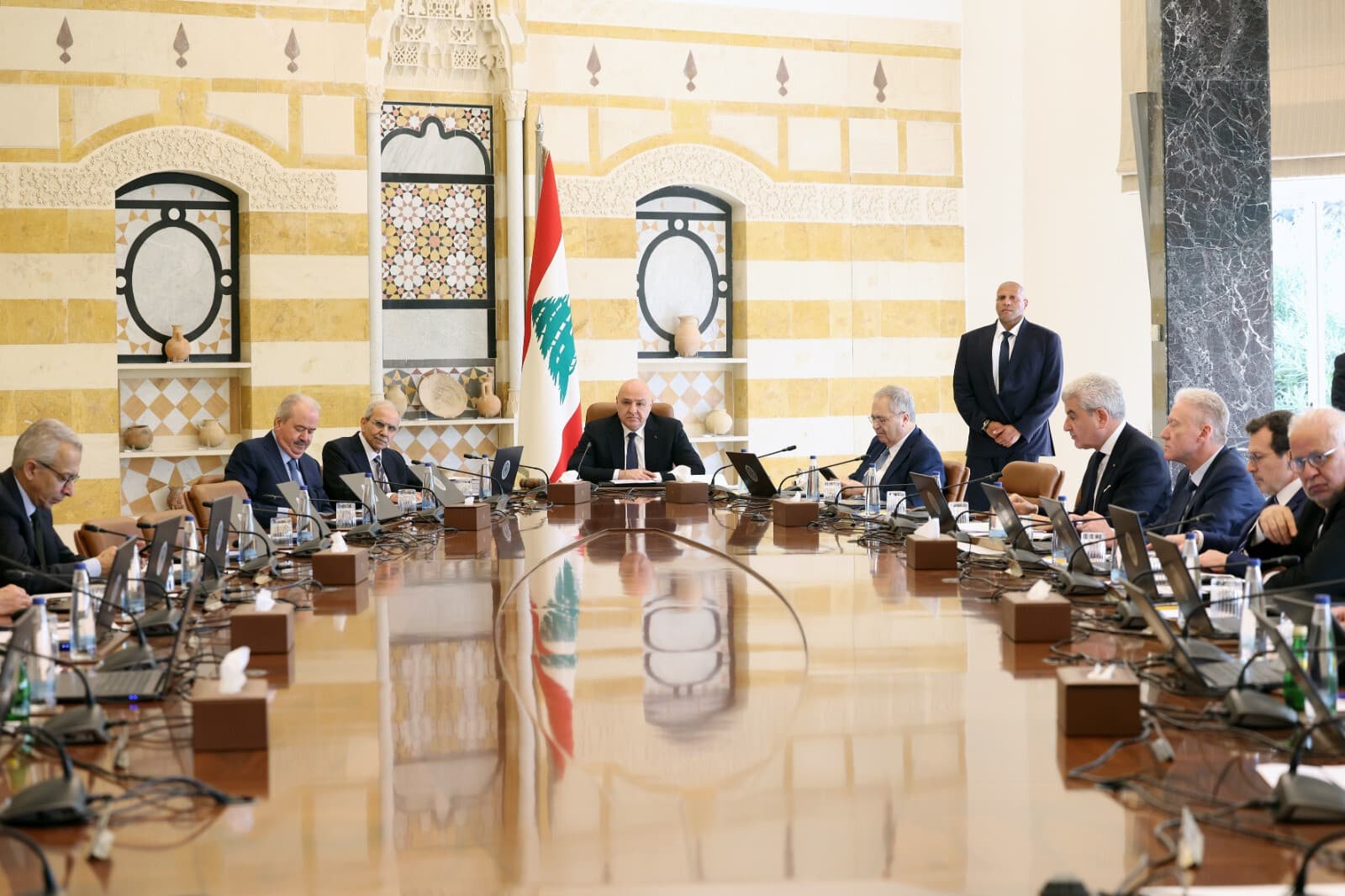 Aoun lauds Bashir stance and security agencies