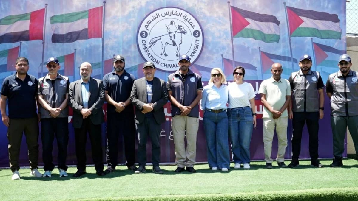 المستشفى الميداني الإماراتي في غزة يستقبل وفداً أممياً
