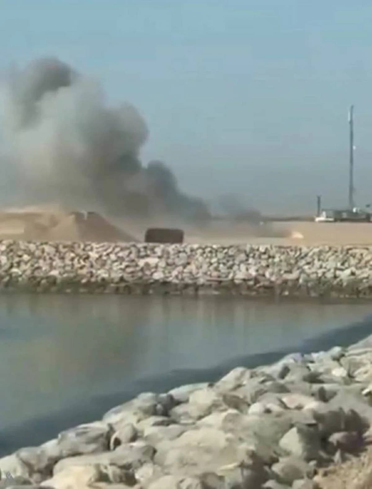 Drone falls at Al-Faw Port in Iraq