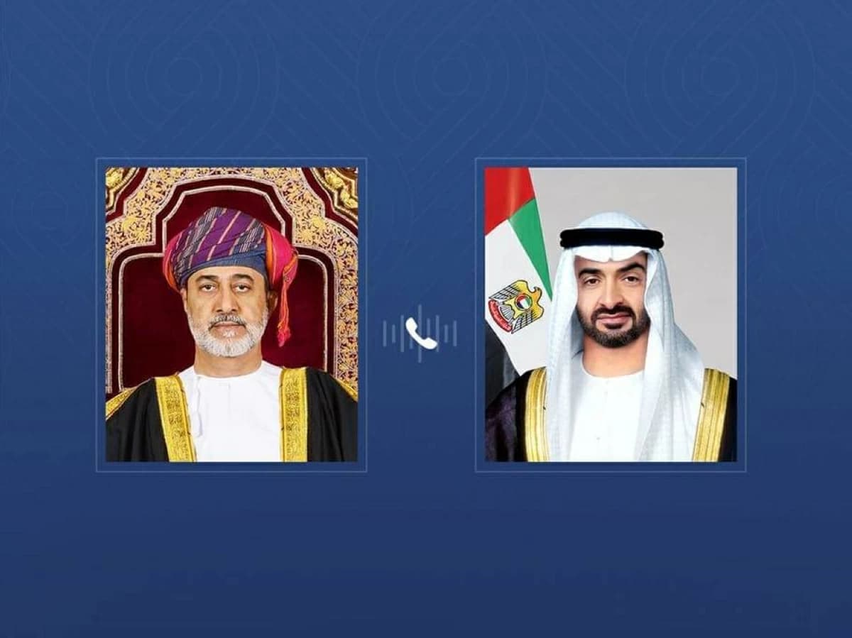 Mohammed bin Zayed and Sultan of Oman Discuss Regional Developments
