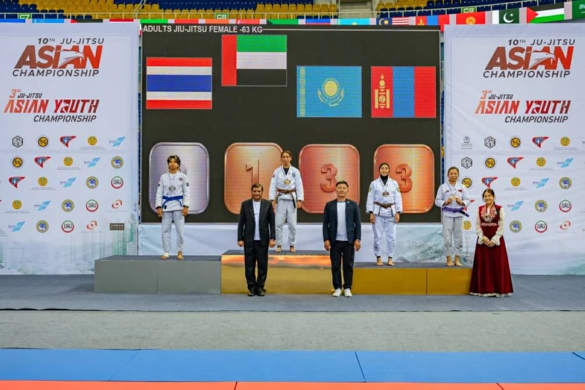 Emirati Women Win 6 Medals at Asia Jiu-Jitsu