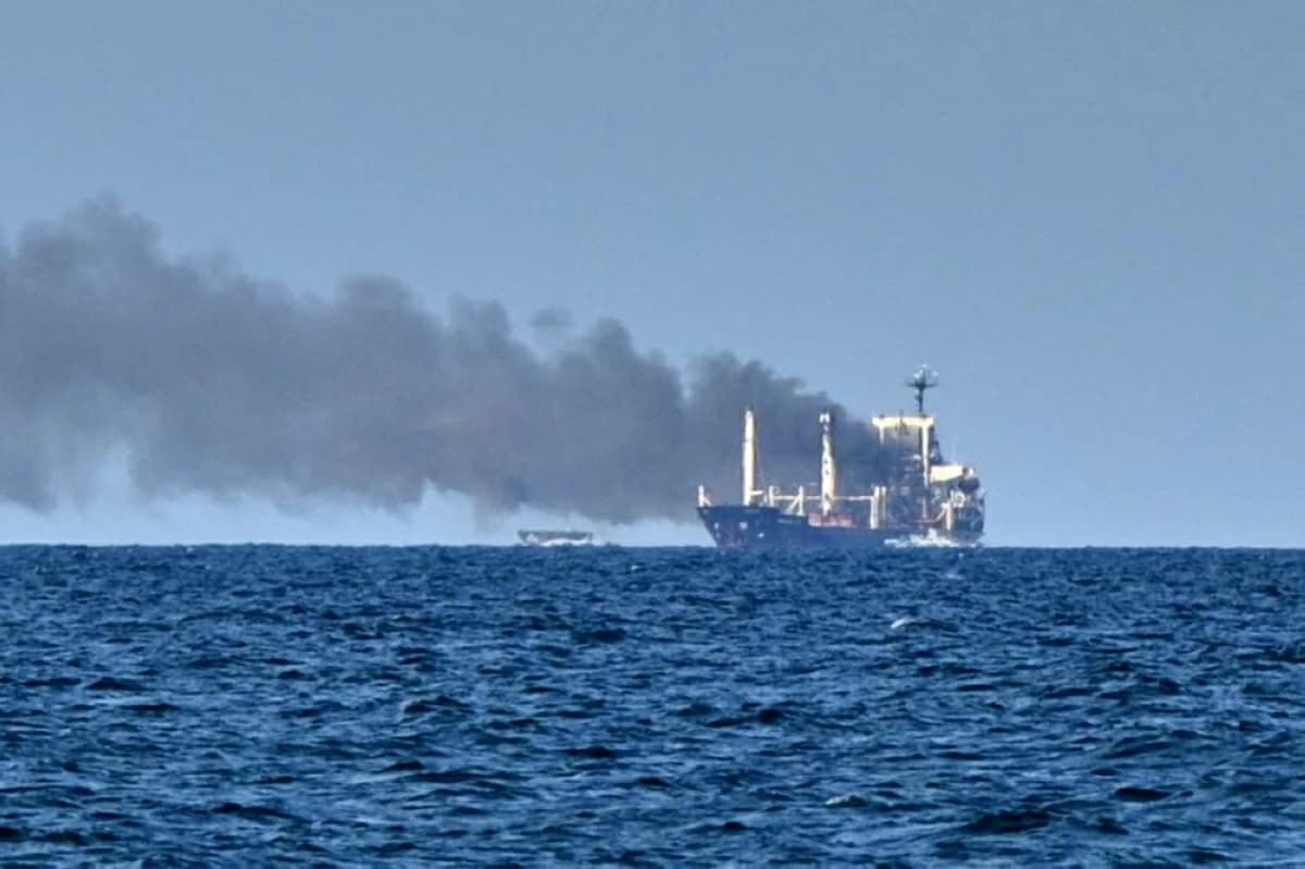 Kyiv: Five killed in missile strike on cargo ship