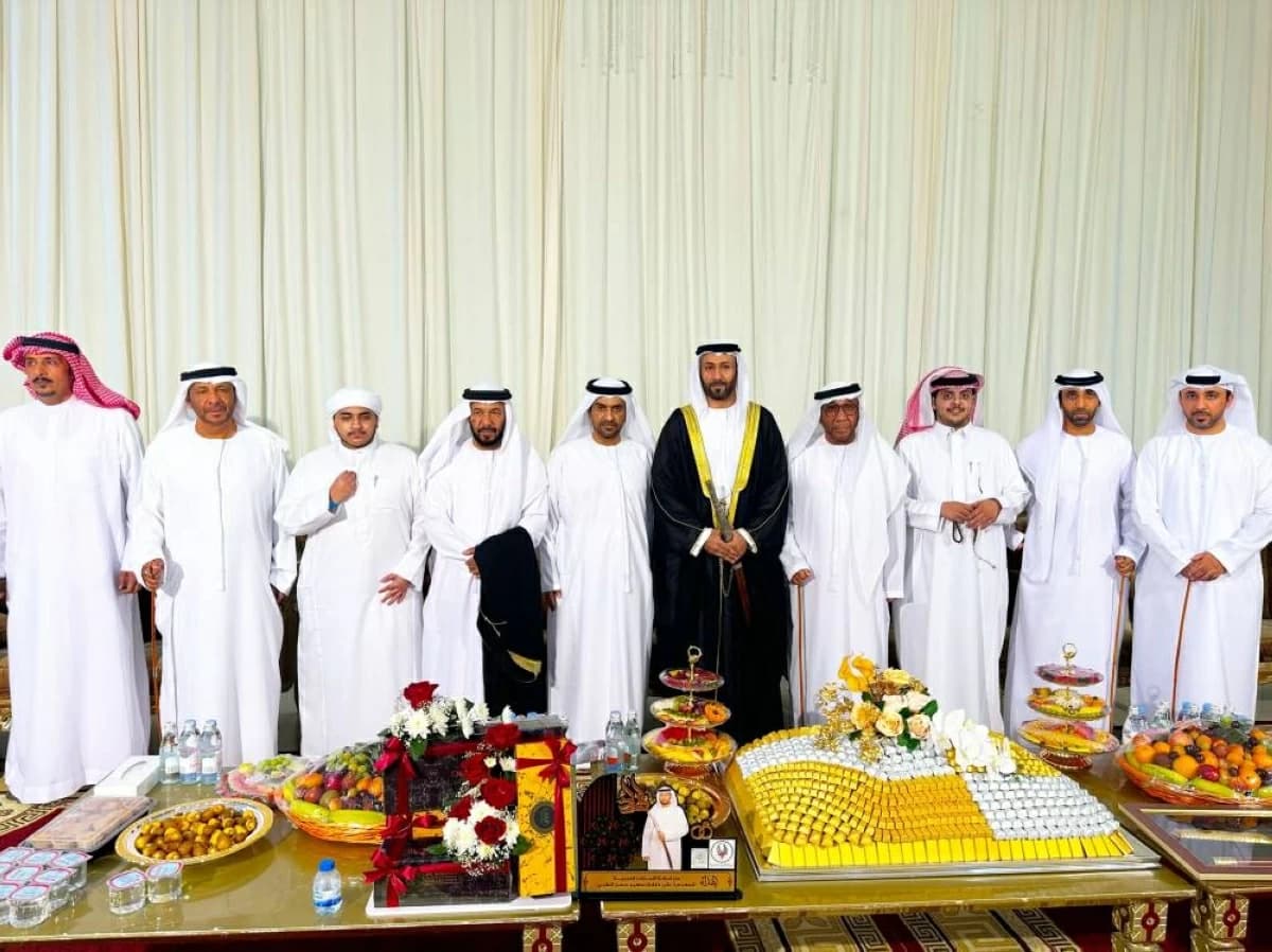 Majid bin Sultan and Faisal bin Khalid at Ali Al-Nakbi's wedding