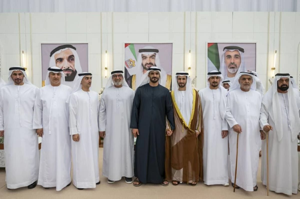 Zayed bin Mohammed at Al-Naidi and Al-Shamsi celebrations