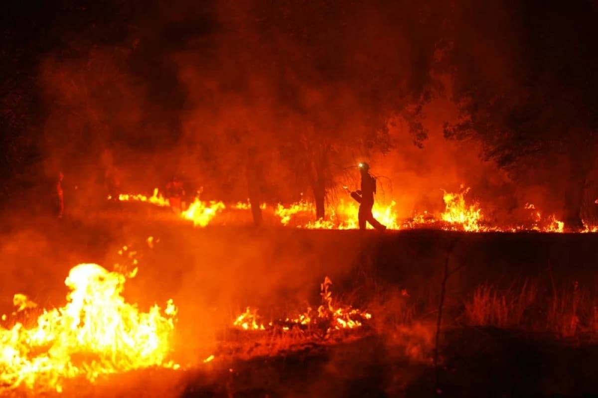 Severe Fires in France and Spain