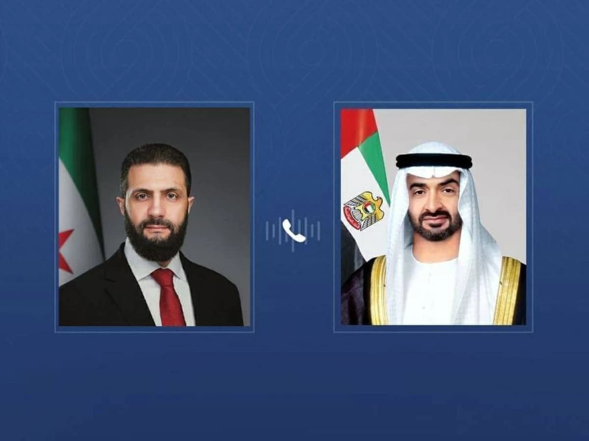بن زايد والرئيس السوري يناقشان التعاون والتطورات