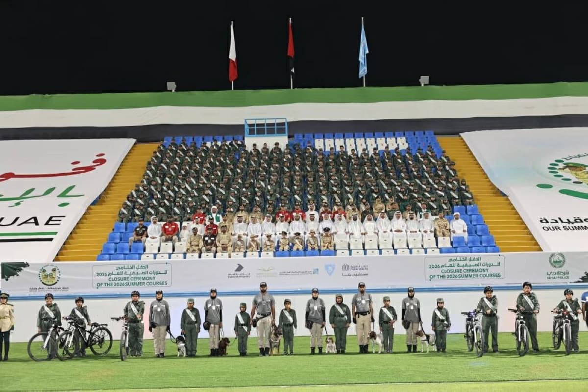 شرطة دبي تخريج 286 طالبًا من دورة حتا الصيفية