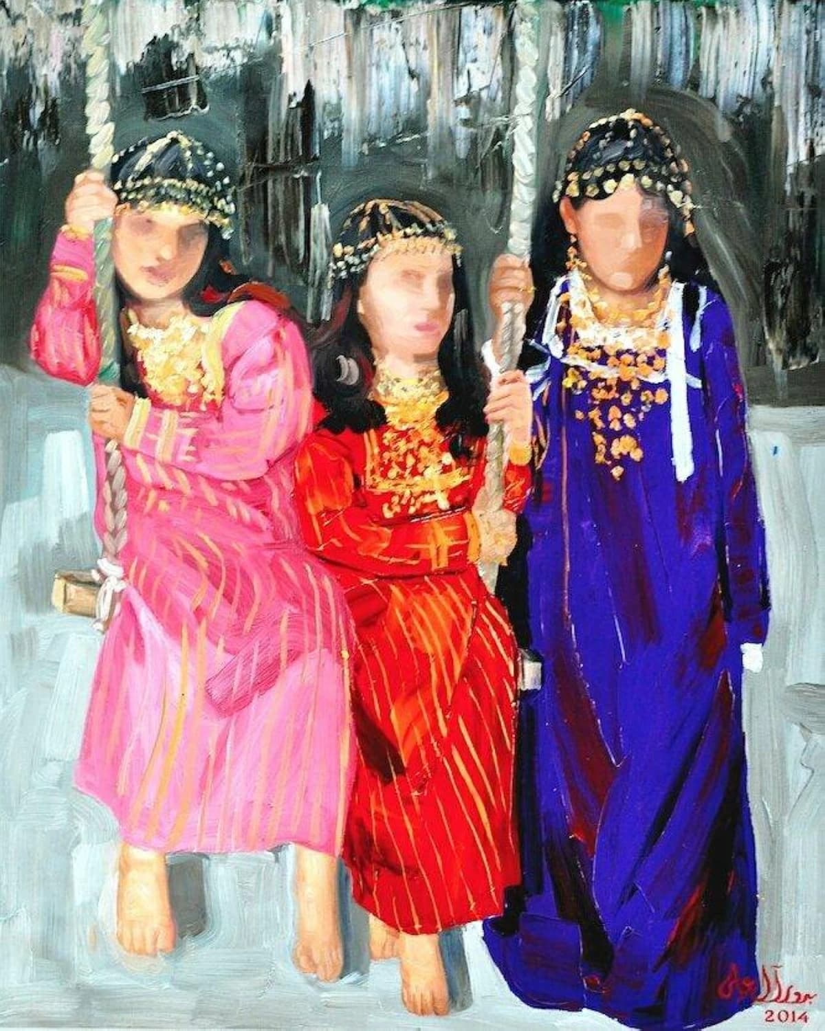 D World Alam Heritage Painted