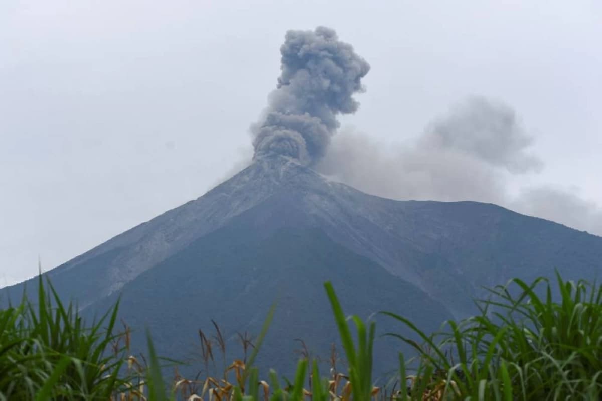 Fuego volcano eruption highlights