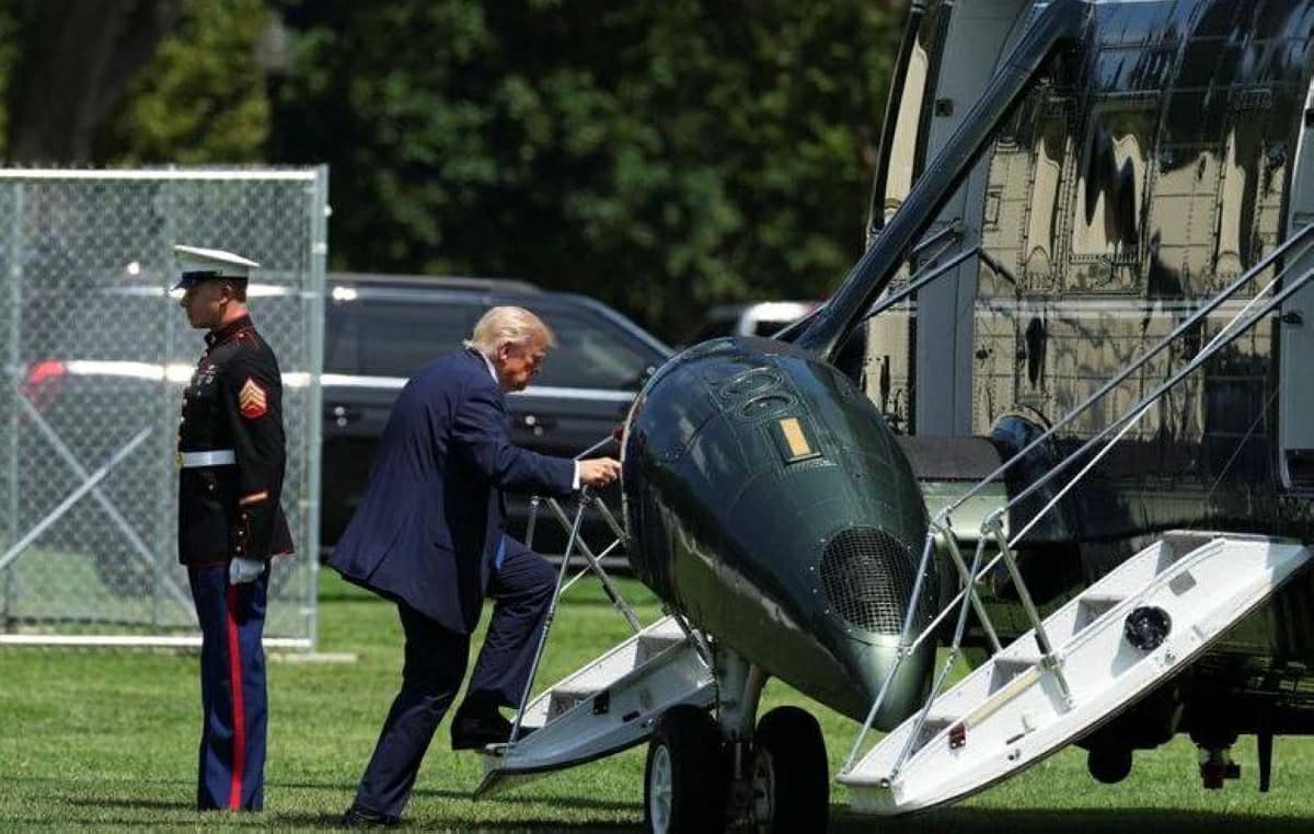 Was Trump’s military flight at risk in Washington