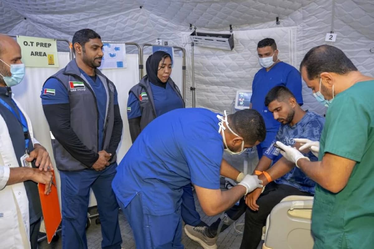Emirati floating hospital aids Gaza