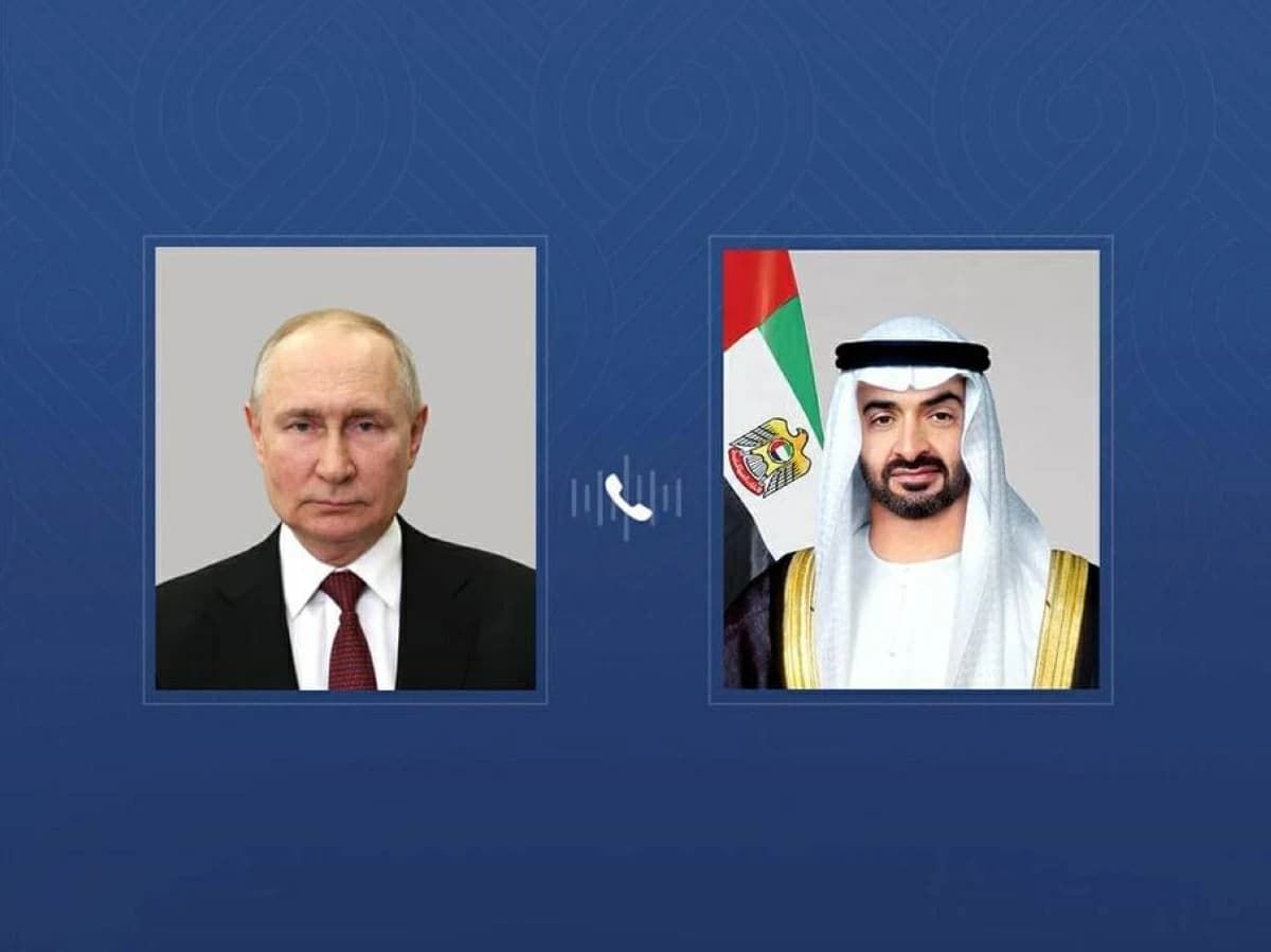 Mohammed bin Zayed and Putin Discuss Cooperation