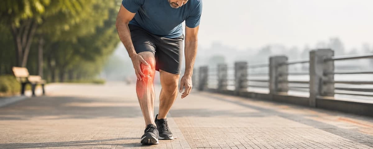 Knee stiffness hampers movement
