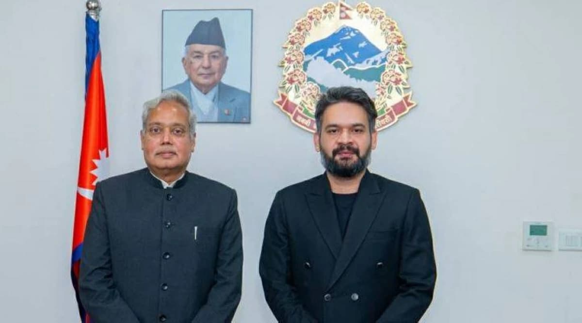 Nepal PM Meets China and India Ambassadors
