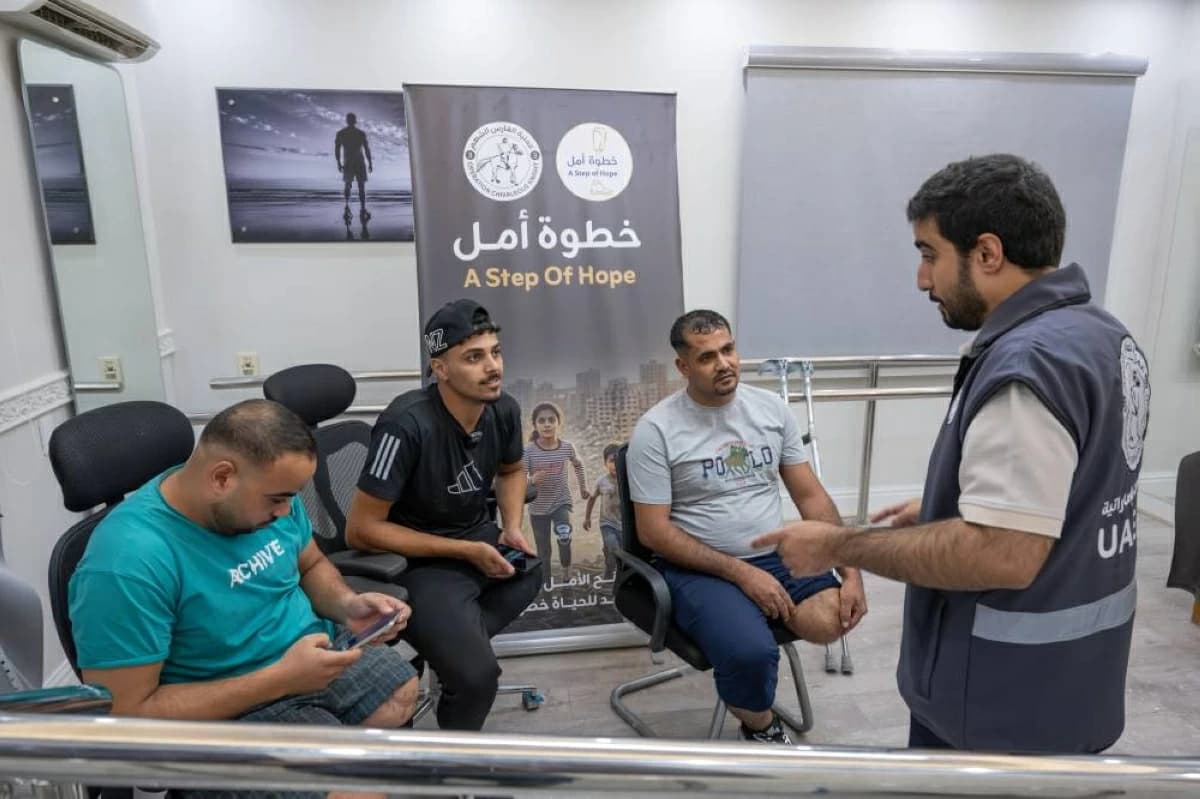 المستشفى الإماراتي يقدم أطرافاً ل21 فلسطينياً