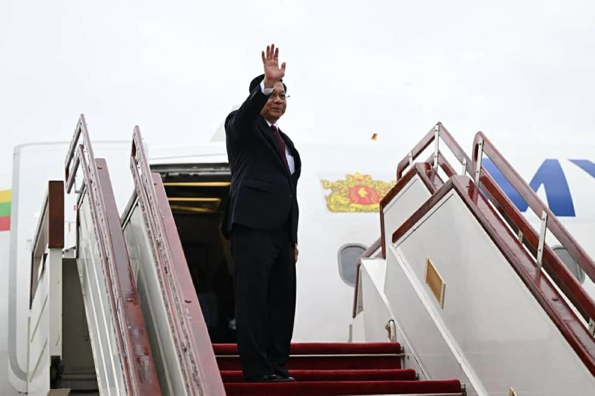 Myanmar leader to meet Putin in Russia