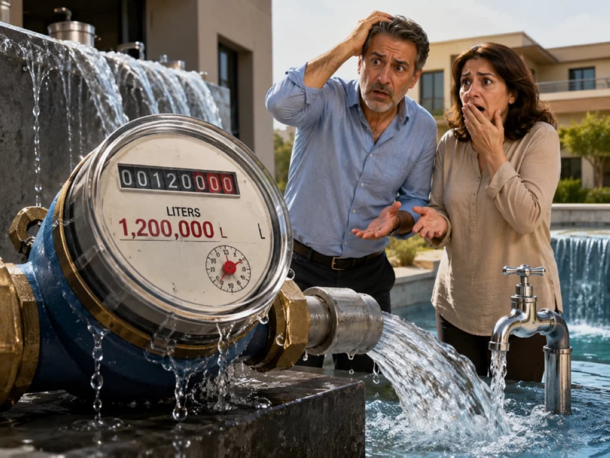 مياه زوجين تسجل استهلاك 1.2 مليون لتر يوميا