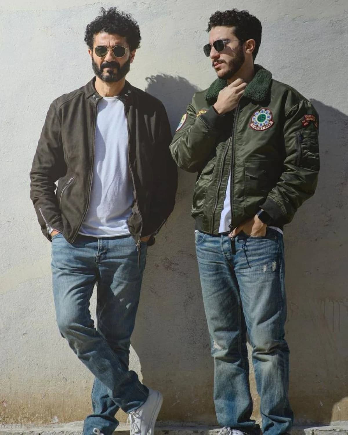 Khaled El Nabawy and son Nour together at the cinema