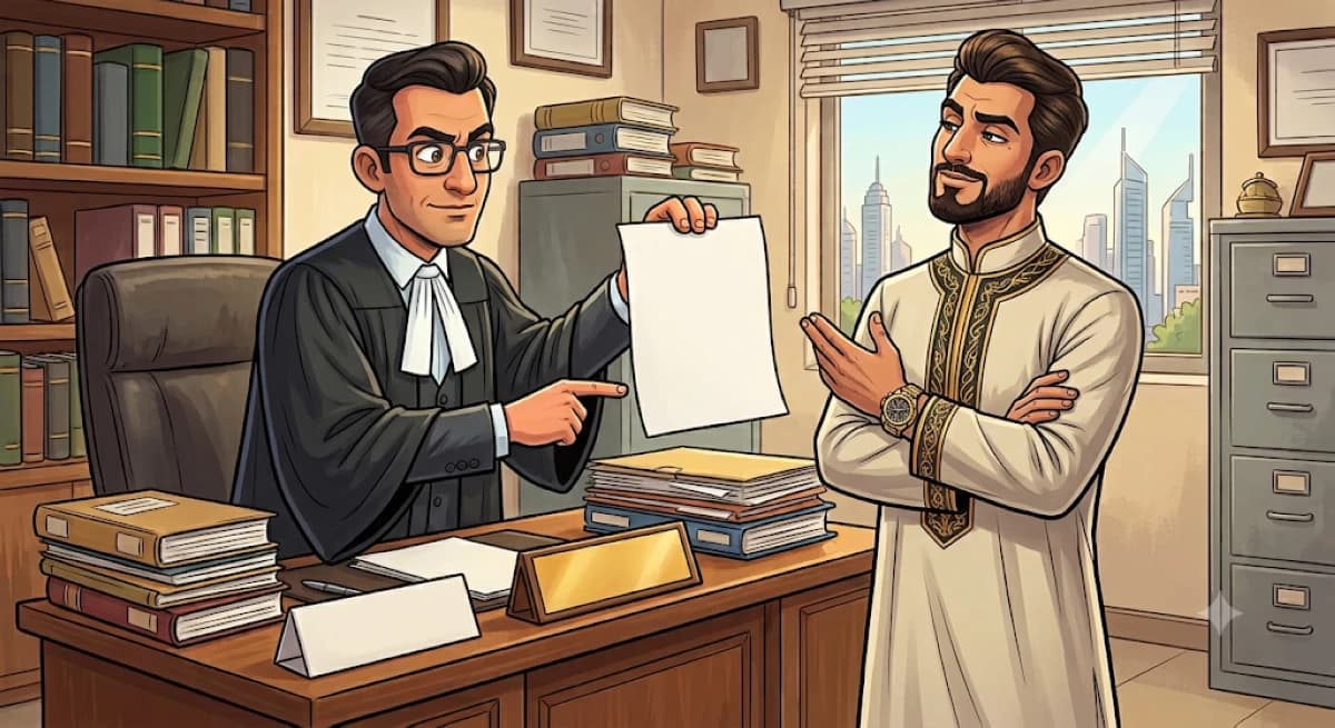 موكل يُلزم بدفع 150 ألف درهم أتعاب محاماة