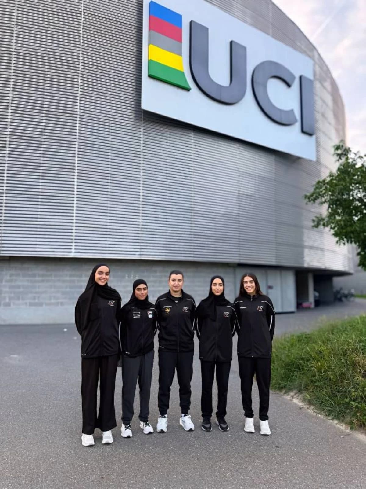 Swiss training for UAE cycling team
