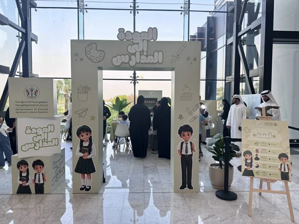Sharjah Agriculture hosts 500 students for back-to-school event