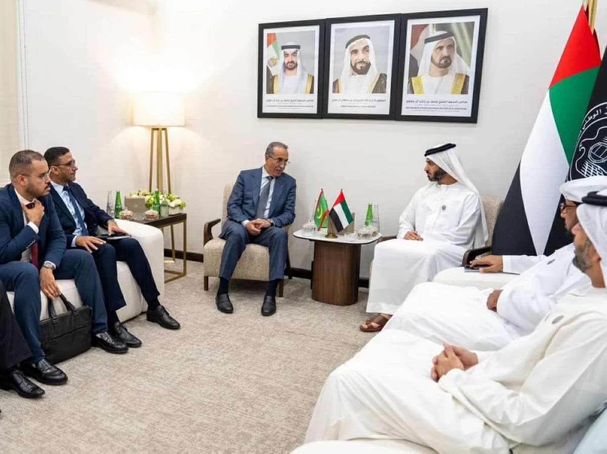 Zayed bin Hamad Al Nahyan Meets Mauritanian Security Head on Drug Fight