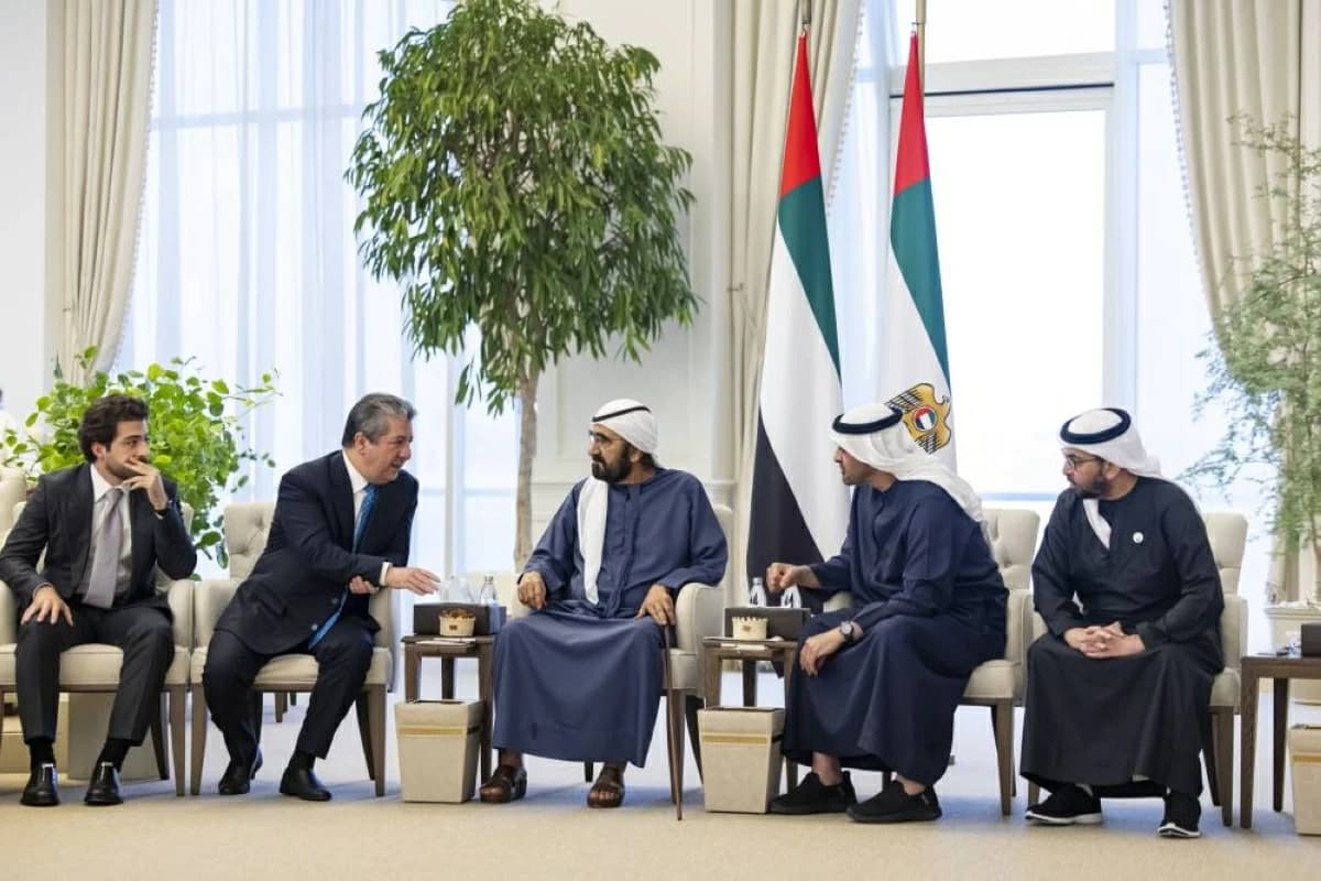 Mohammed bin Zayed Meets Kurdistan PM