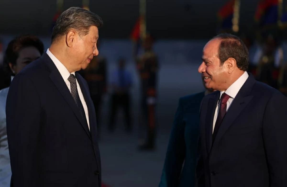 شي يؤكد للسيسي على رفض التدخل الخارجي في الشرق الأوسط