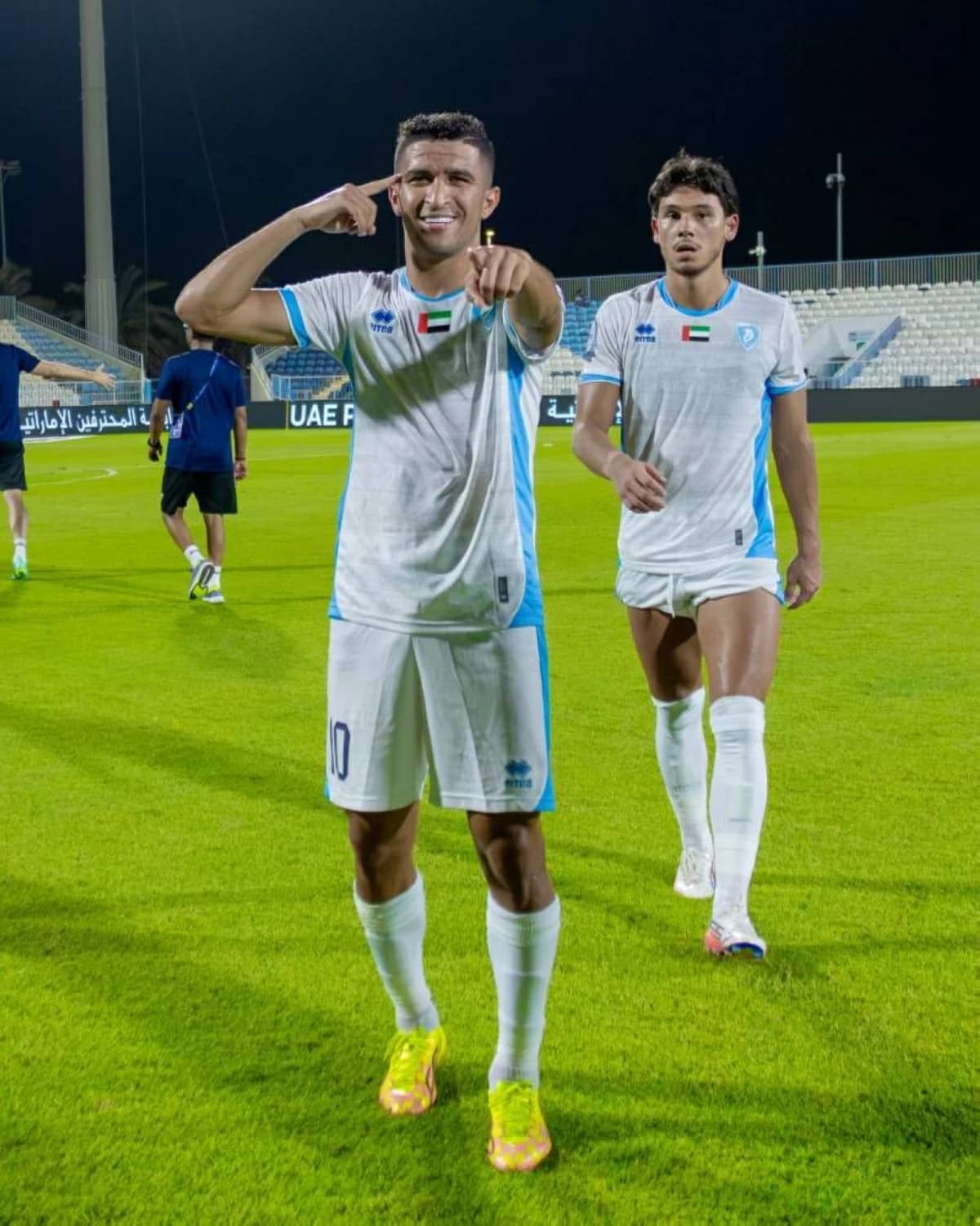 Ayman Rasho celebrates Hatta win
