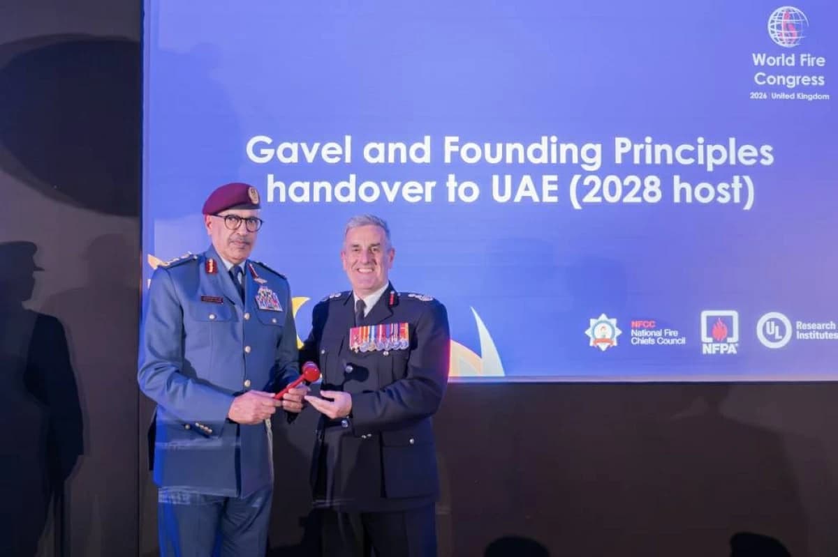 الإمارات تستضيف كونغرس الإطفاء العالمي 2028