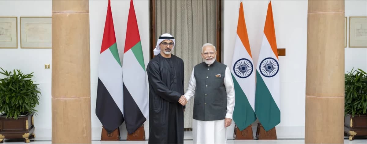 Khaled bin Mohamed discusses ties with Modi